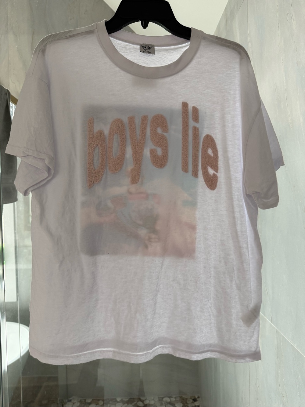 BOYS LIE BLOCK THEIR NUMBER BOYFRIEND TEE